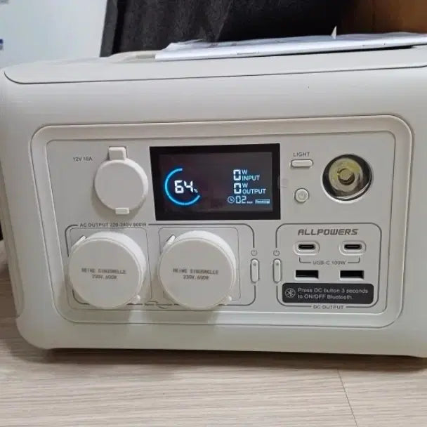 [BUNJANG] ALLPOWERS R600 Portable Power Station (Sealed) / ALLPOWERS r600 휴대용 파워뱅크 스테이션(미개봉)