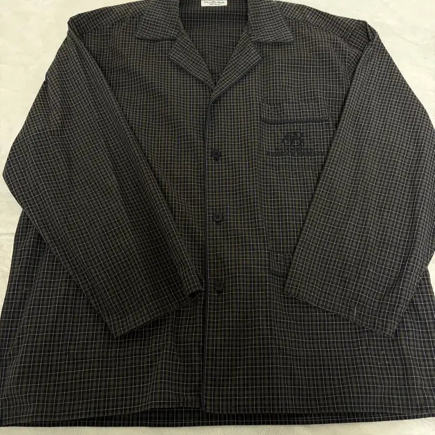 [BUNJANG] Balenciaga Pajama Check Shirt / 발렌시아가 파자마 체크셔츠 34