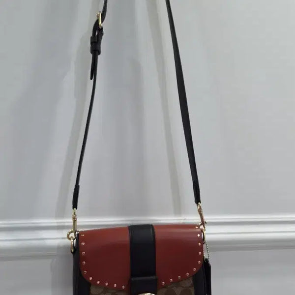 [BUNJANG] Coach Shoulder Bag Brown/Black / 코치 숄더백 브라운/블랙