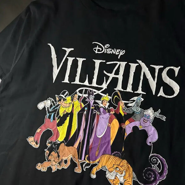 [BUNJANG] 00s Vintage Disney Villains Character T-Shirt / 00s 빈티지 디즈니 빌런 캐릭터 티셔츠