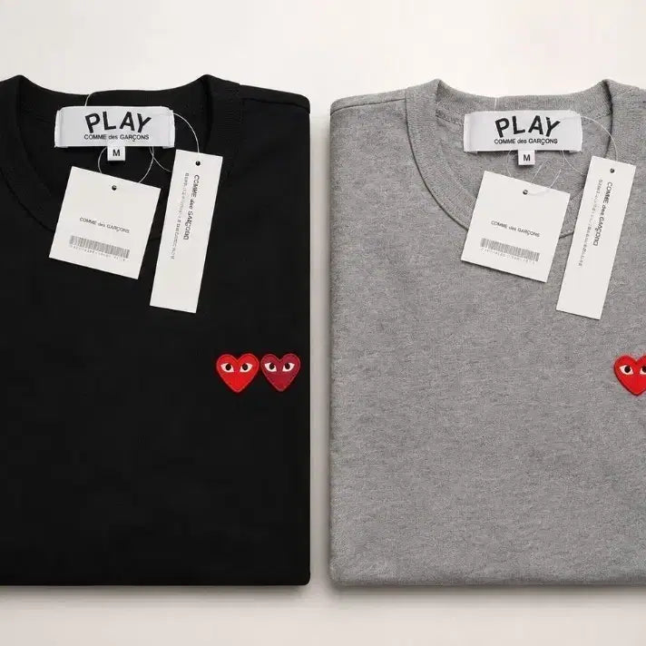 [BUNJANG] Comme des Garçons Double Logo T-Shirt / #(정품/새상품) 꼼데 더블로고 반팔티셔츠 판매합니다~