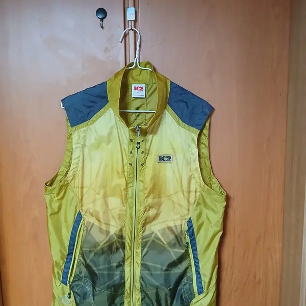 [BUNJANG] K2 Men's Vest Yellow/Grey / K2 남성 조끼 옐로우/그레이