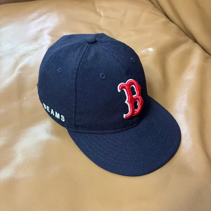 [BUNJANG] BEAMS x New Era 9Fifty 6-Panel Boston Navy Cap / BEAMS 빔즈 빔스 뉴에라 9Fifty 6패널 볼캡 모자 보스턴 네이비