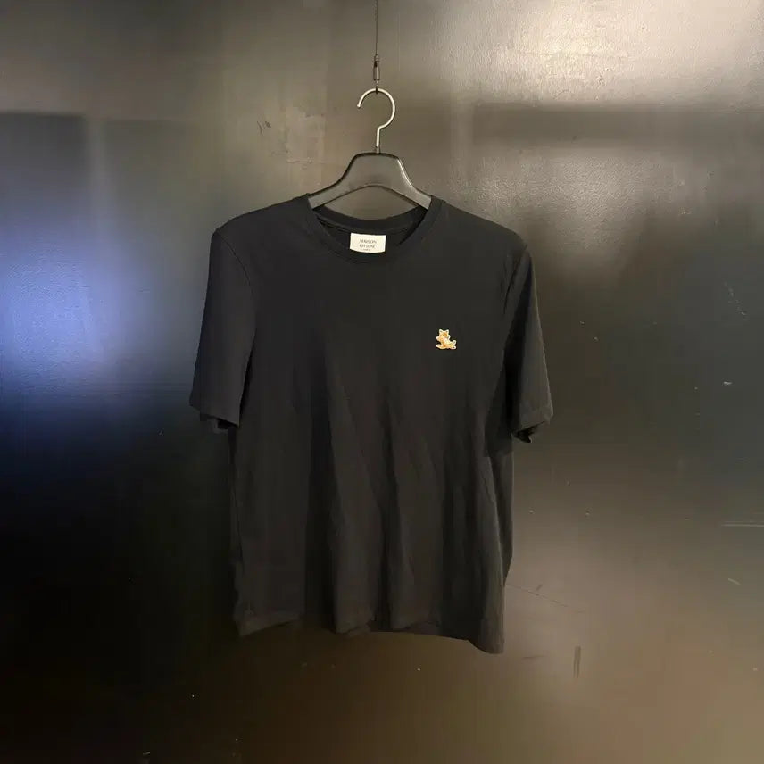 [BUNJANG] Maison Kitsuné Fox Embroidery Short Sleeve T-shirt / 메종키츠네 폭스 패치 반팔티셔츠