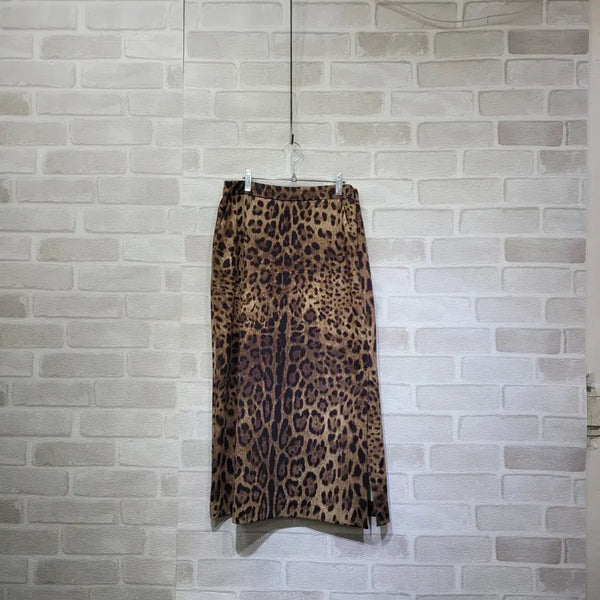 [BUNJANG] Leopard Print Skirt Size 28 / ㅎ1386 레오파드 스커트 28