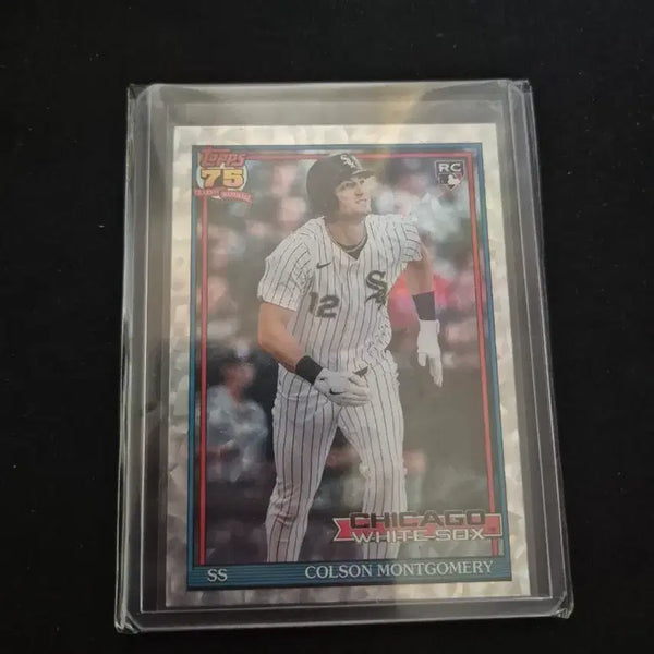 [BUNJANG] Chicago White Sox Colson Montgomery Cracle Foil Insert / [MLB] 시카고 화이트삭스 콜슨 몽고메리 크래클 포일 인서트