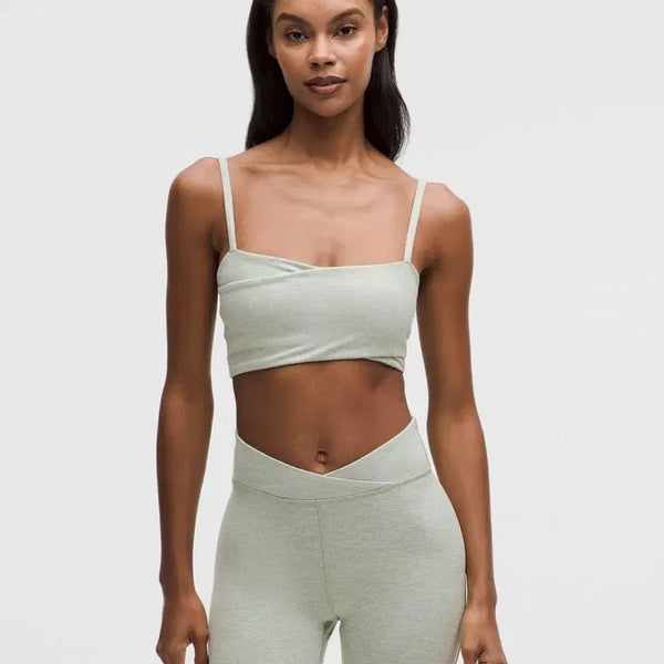 [BUNJANG] Lululemon Suedey Bra Top Fog Green / 룰루레몬 Suedey 브라탑 Fog Green 컬러
