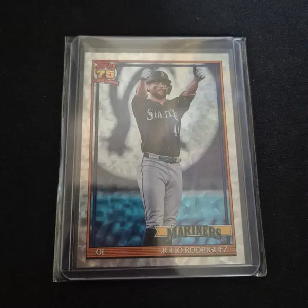 [BUNJANG] Seattle Mariners Julio Rodríguez Crackle Foil Insert 2026 Topps Series 1 / [MLB] 시애틀 매리너스 훌리오 로드리게스 크래클 포일 인서트