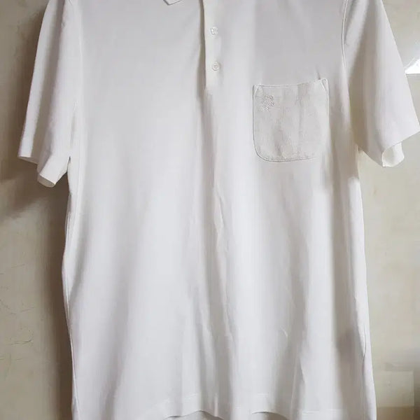 [BUNJANG] Louis Vuitton Pocket Logo Short Sleeve Polo Shirt / 루이비통 포켓 로고 반팔 카라티