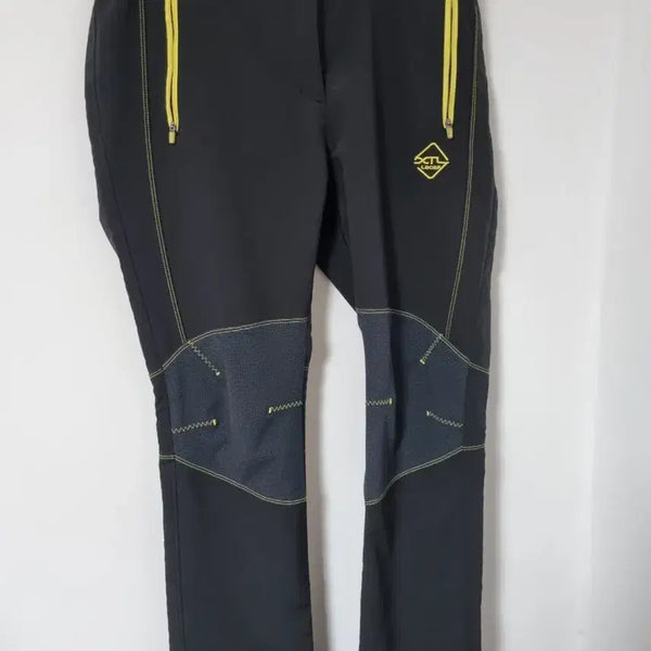 [BUNJANG] Lecaf Women's Hiking Pants Black Yellow Stitch Size 28 / 르까프 등산 바지 블랙 옐로우 스티치28
