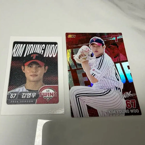 [BUNJANG] LG Twins Kim Young-woo Dibble Seal Photocard / 엘지트윈스 김영우 띠부씰 포토카드