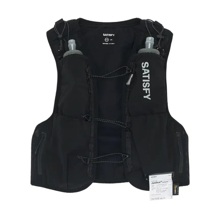 [BUNJANG] Satisfy Justice Cordura 5L Hydration Vest Black S-M / [S-M] 새티스파이 저스티스 코듀라 5L 하이드레이션 베스트 블랙