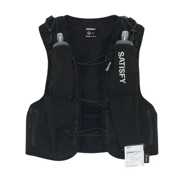 [BUNJANG] Satisfy Justice Cordura 5L Hydration Vest Black S-M / [S-M] 새티스파이 저스티스 코듀라 5L 하이드레이션 베스트 블랙