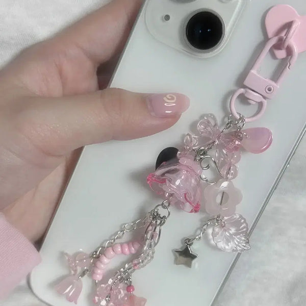 [BUNJANG] Handmade Jellyfish Bead Keychain/Phone Strap / {handmade} 해파리 비즈 키링/폰스트랩