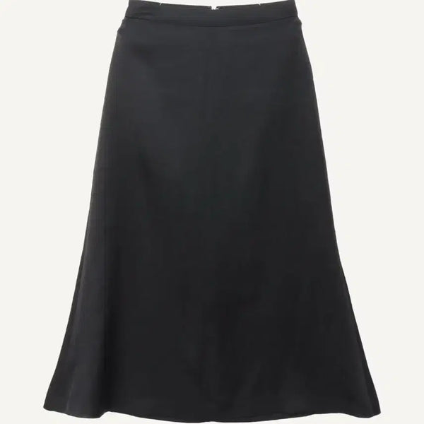 [BUNJANG] Mixxo Satin Slip Midi Long Skirt Black / 미쏘 세틴 슬립 롱 블랙 스커트 미디