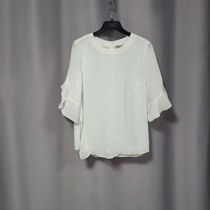 [BUNJANG] Olivia Hasler Frill Sleeve Blouse / 올리비아하슬러 프릴소매 블라우스