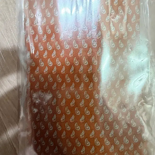 [BUNJANG] Salvatore Ferragamo Paisley Pattern Necktie Orange / 페라가모 페이즐리 패턴 넥타이 오렌지