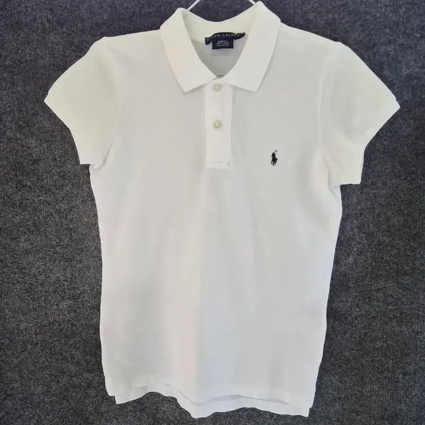 [BUNJANG] Polo Ralph Lauren Short Sleeve Polo Shirt White Size S / 폴로 랄프로렌 반팔 카라티 흰색 S사이즈 판매