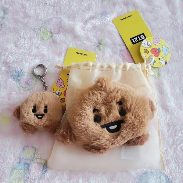 [BUNJANG] BTS Shooky Plush Keychain Mascot Line Friends / bts 플랫퍼 슈키 인형 키링 마스코트 라인프렌즈
