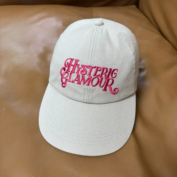 [BUNJANG] Hysteric Glamour 6-Panel Wicked Tan Beige Ball Cap / 히스테릭글래머 6패널 볼캡 모자 위키드 탄 베이지