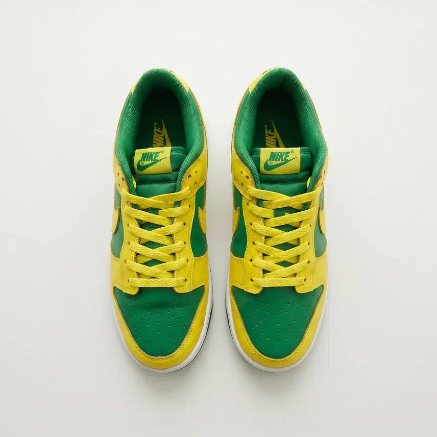 [BUNJANG] Nike Dunk Low Reverse Brazil (Apple Green Yellow) DV0833-300 / 0. 나이키 덩크 로우 리버스 브라질 (애플그린 옐로우 265) DV0833-300 스니커즈