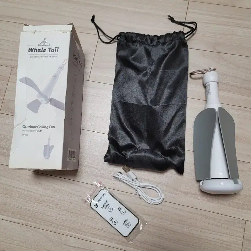 [BUNJANG] Whaletail Camping Ceiling Fan with Remote Control / (새상품) 웨일테일 캠핑 실링팬
