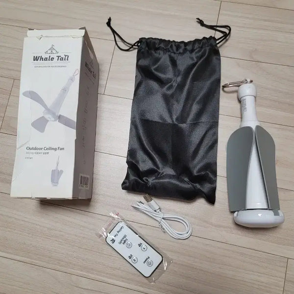 [BUNJANG] Whaletail Camping Ceiling Fan with Remote Control / (새상품) 웨일테일 캠핑 실링팬