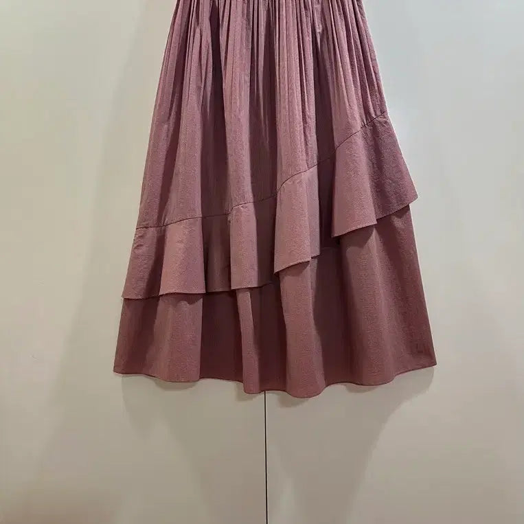 [BUNJANG] Second Floor Striped Ruffle Midi Skirt / 세컨플로어 스커트