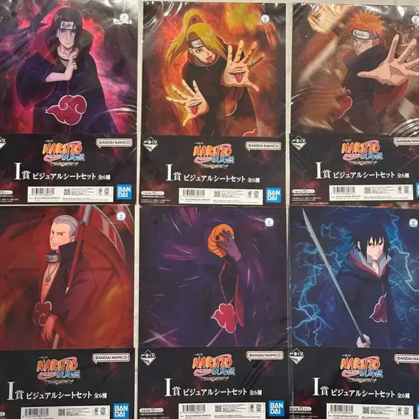 [BUNJANG] Naruto Ichiban Kuji Kazekage Retrieval Arc Prize I Visual Sheet Poster Set (6 Types) / 나루토 이치방쿠지 카제카게 탈환편 I상 비주얼 시트 포스터 6종 전종