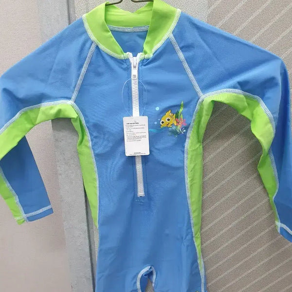 [BUNJANG] Avalon Kids Rash Guard Blue/Green / 아발론 아동 래쉬가드 블루/그린