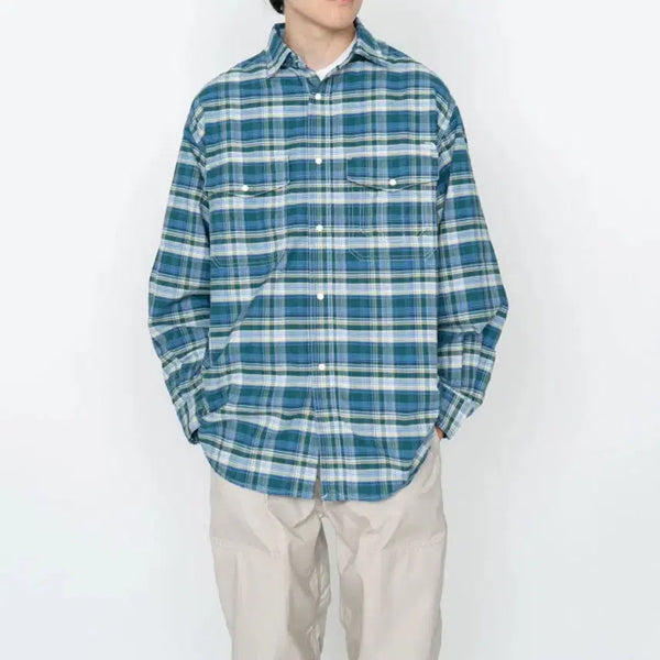 [BUNJANG] The North Face Purple Label Madras Big Work Shirt L / 노스페이스 퍼플라벨 마드라스 빅 워크셔츠 L