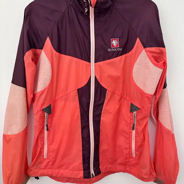 [BUNJANG] Black Yak Windbreaker Jumper Coral/Wine / [90]블랙야크 바람막이 점퍼 코랄/와인