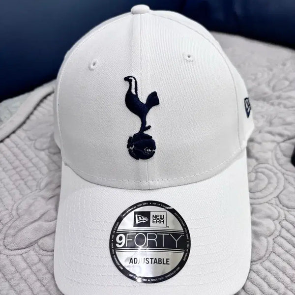 [BUNJANG] New Era 9FORTY Navy Embroidered White Baseball Cap / 뉴에라 9FORTY 흰색 모자