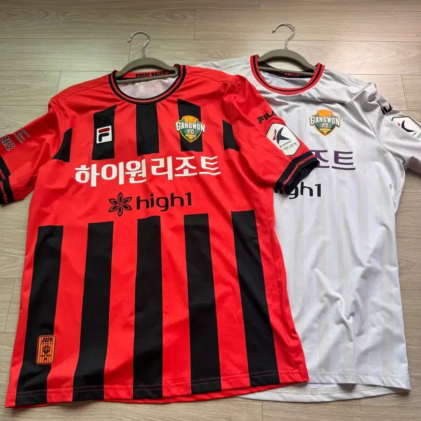 [BUNJANG] Gangwon FC Yang Min-hyuk Marked Jersey Set XL / 강원FC 양민혁 마킹 유니폼 XL 사이즈 일괄 판매