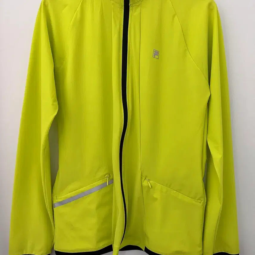 [BUNJANG] Fila Fleece Zip-Up Jacket (Fluorescent, Medium) / [M]휠라 플리스 집업 자켓 형광