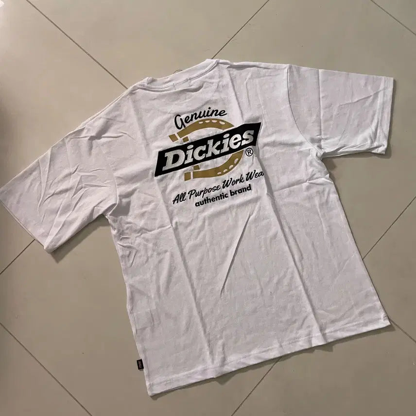 [BUNJANG] Dickies Back Print Crew Neck Tee White / Dickies 디키즈 back print crew neck tee