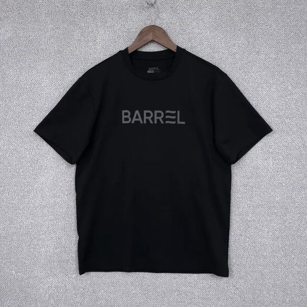 [BUNJANG] Barrel 24SS Men's Cool-Span Round Neck T-Shirt Black 100 / 배럴 24SS 남성 냉감 쿨스판 기능성 라운드 반팔 티셔츠 100