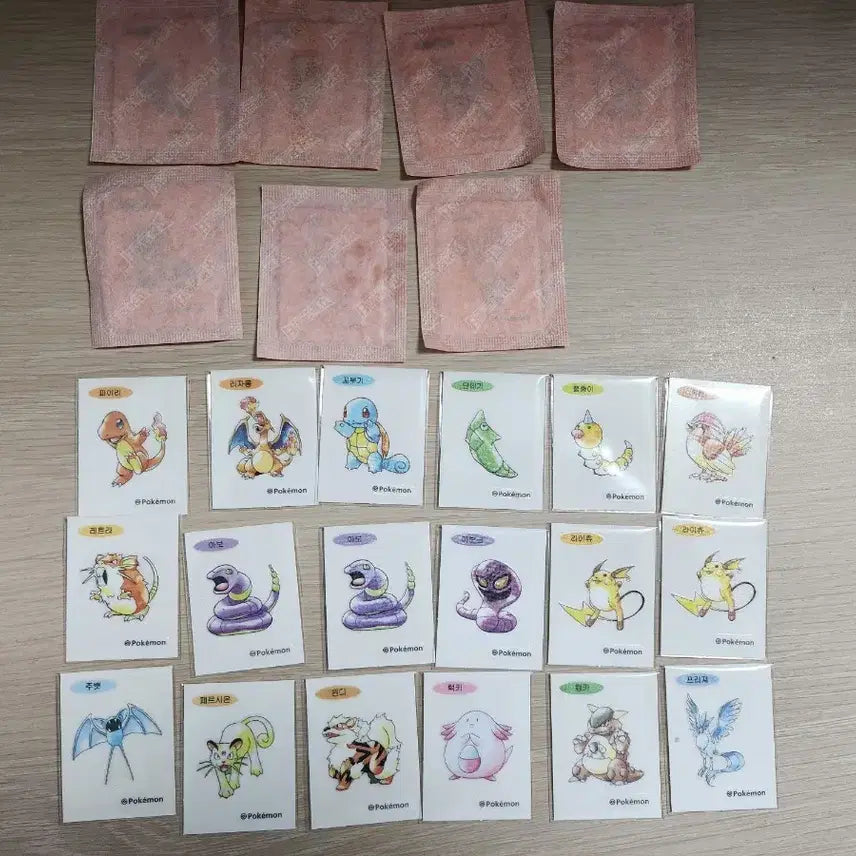 [BUNJANG] Pokemon 30th Anniversary Artwork Sticker Collection - Trade / 포켓몬 30주년 아트웍 띠부씰 교환해요