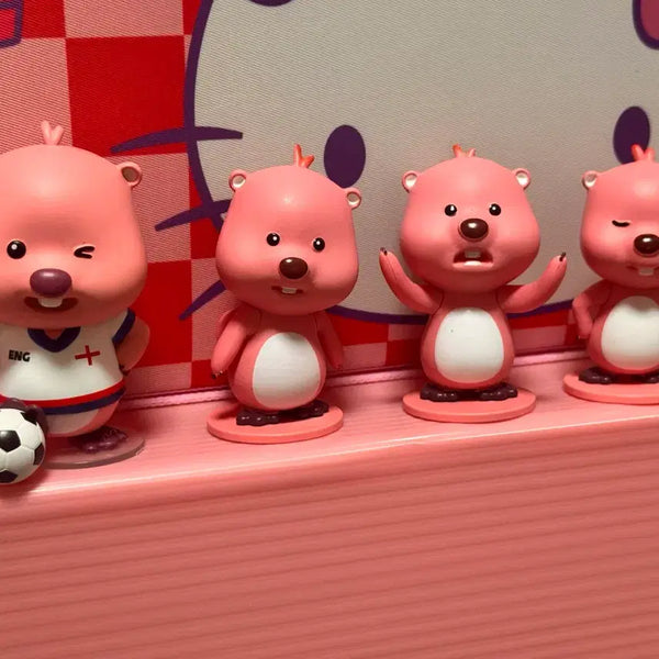 [BUNJANG] Zanmang Loopy Figure Bundle Set (4 pcs) / 잔망루피 피규어 4개 일괄