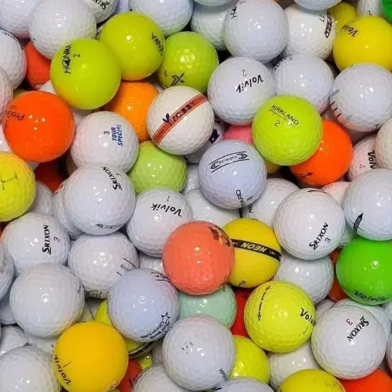 [BUNJANG] Brand A-Grade 200 Golf Balls (Color/White Options) / (급처리) 브랜드 A급 200알 (칼라, 흰색 수량선택 가능) 로스트볼