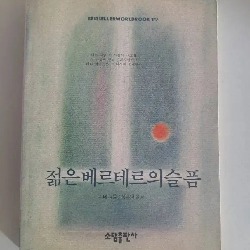 [BUNJANG] The Sorrows of Young Werther Book / 서적 젋은 베르테르의 슬픔
