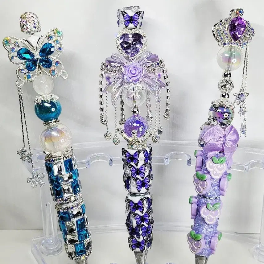 [BUNJANG] Handmade "Jureong Jureong" Series Ballpoint Pen Deco / 주렁주렁이 시리즈 수제볼펜 볼꾸