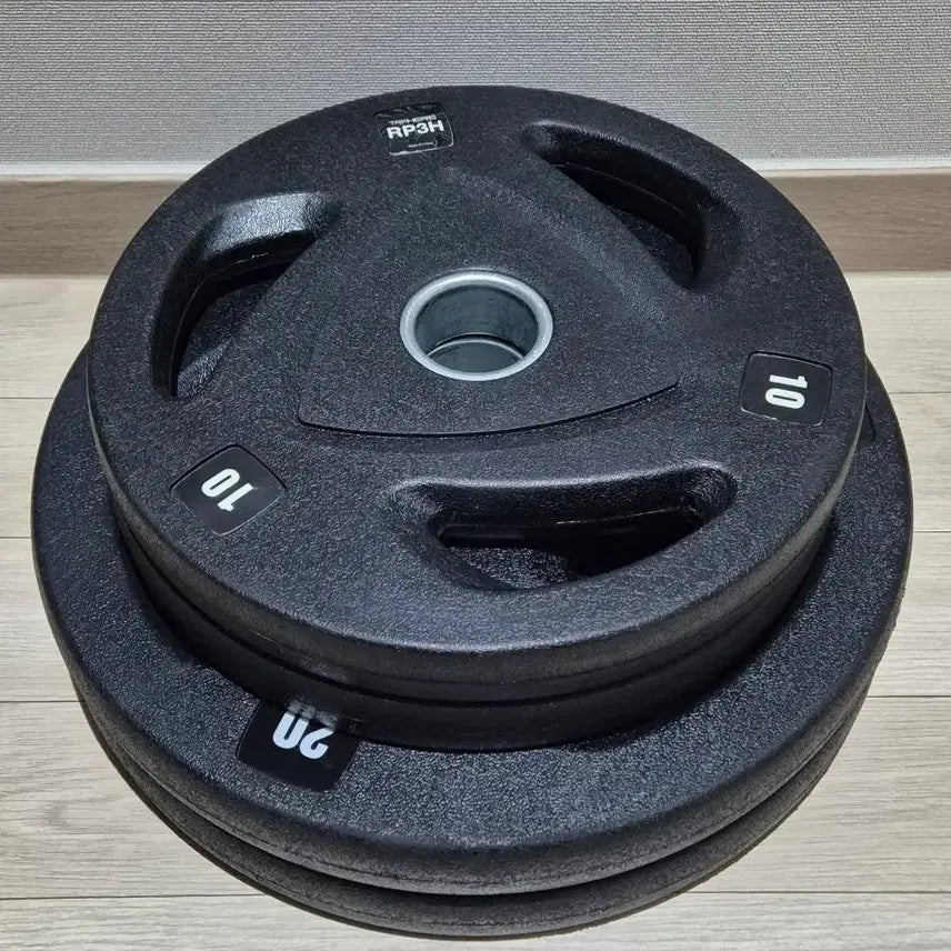 [BUNJANG] Traheir RP3H 60KG Barbell Weight Plates Set / (무료배송) 60KG 중량 원판 바벨 플레이트 트라히어 RP3H
