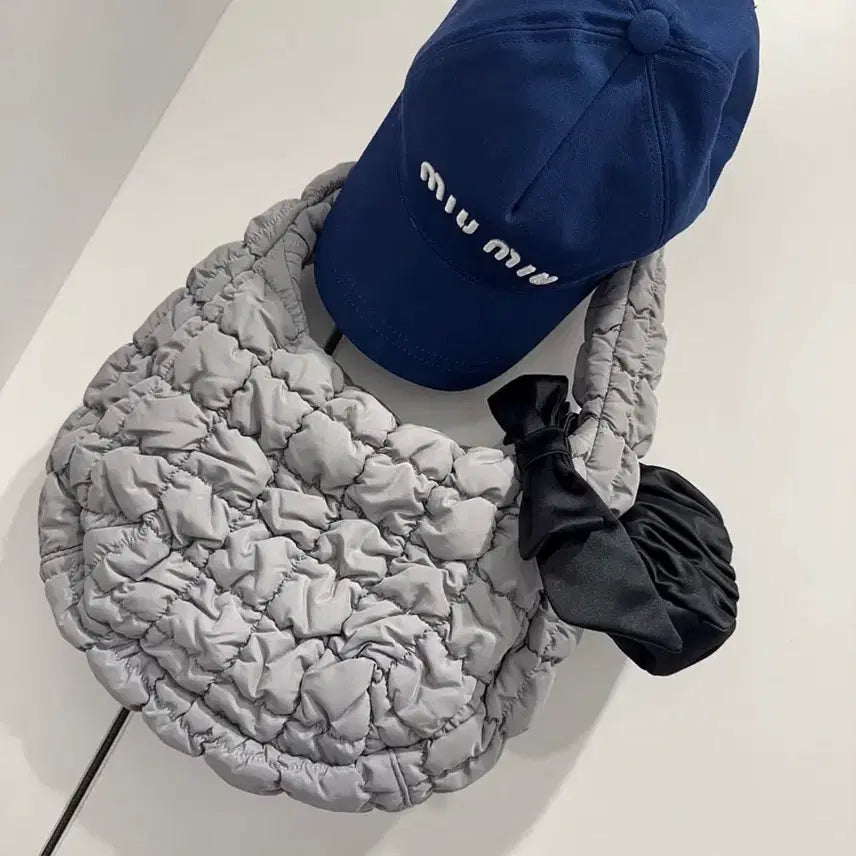 [BUNJANG] COS Quilted Cloud Bag (Gray) / 코스 퀼팅 구름백 (그레이)