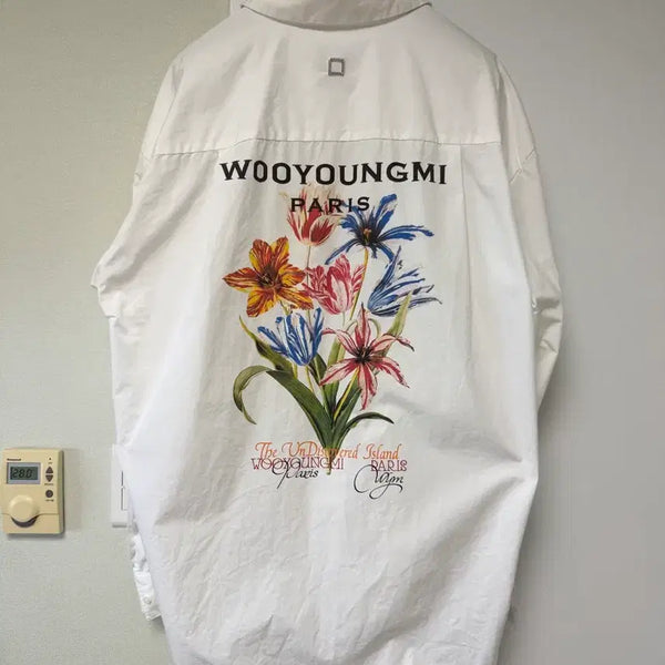 [BUNJANG] Wooyoungmi 24SS Flower Shirt / 우영미 24ss 플라워 셔츠 52