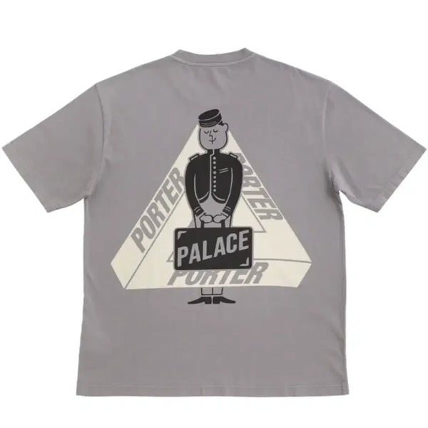 [BUNJANG] Palace x Porter Bellboy T-Shirt Grey / [L] 팔라스 X 포터 벨보이 반팔 티셔츠 그레이