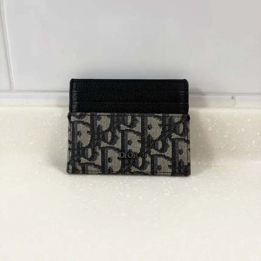 [BUNJANG] Dior Dior Oblique Card Holder Beige / [신형/정품] 디올 오블리크 카드지갑 베이지