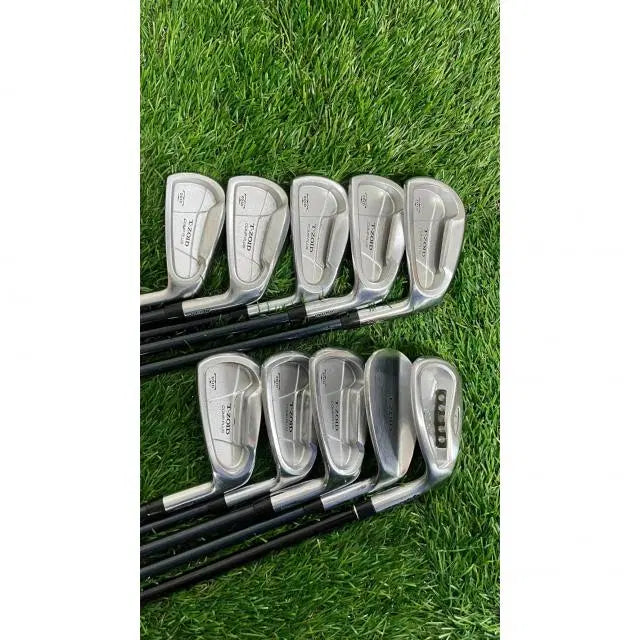 [BUNJANG] Mizuno TZOID COMPPLUS Men's Iron Set (SR Graphite Shaft, 3-P, F, S) / 남자아이언세트 미즈노TZOID 중고아이언세트 골프클럽