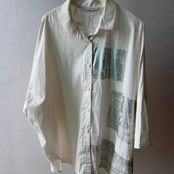 [BUNJANG] DEMOO Parkchoonmoo Oversized Fit Shirt / 데무 박춘무 오버핏 셔츠