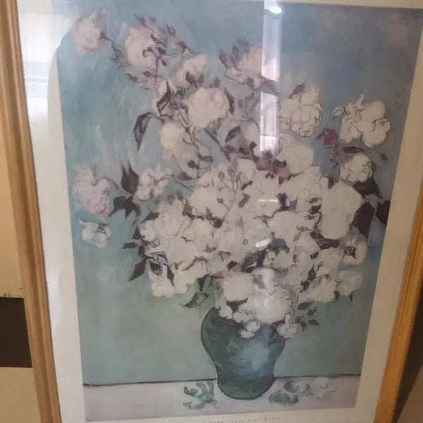 [BUNJANG] Vincent van Gogh Official Licensed Lithograph Artwork Vase of Roses / 빈센트 반고흐 공식 라이센스 정식 판화 작품 그림